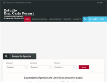 Tablet Screenshot of carlaferrari.com.ar